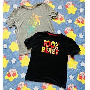 2 Xersion brand quick dry t shirts boys size Large 14/16